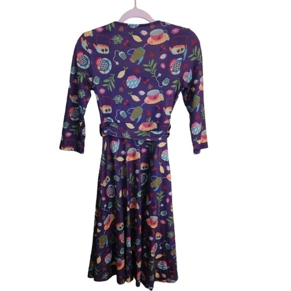Modcloth Miss Lulo Tea Time Mira Dress Size XS - Picture 3 of 12